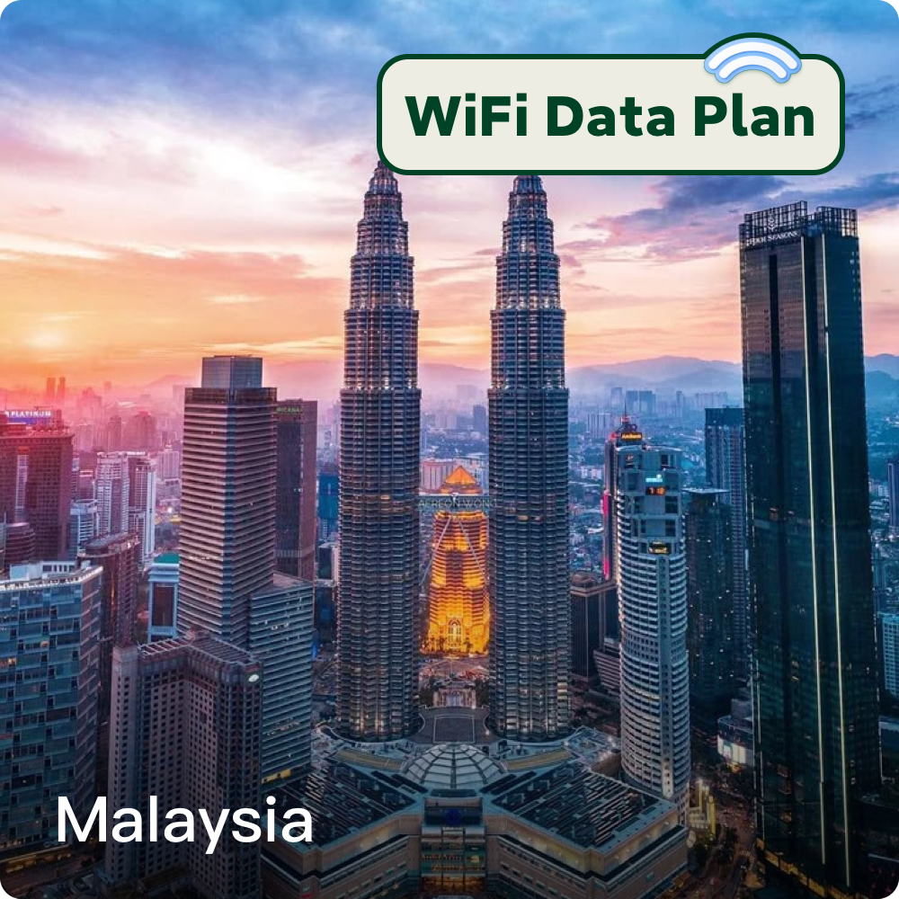 Malaysia WiFi Data Top-Up Plans 1 Day - 30 Days