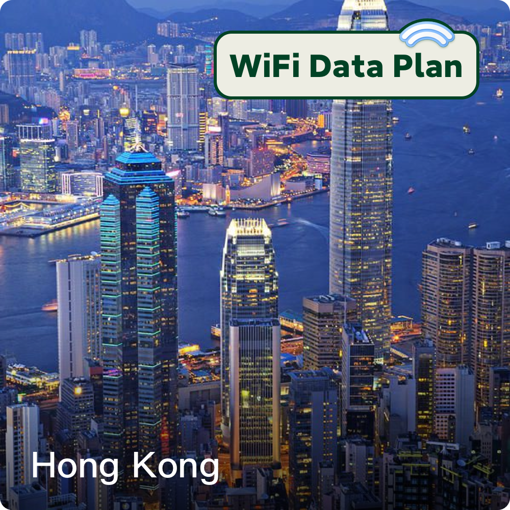 Hong Kong WiFi Data Top-Up Plans 1 Day - 90 Days