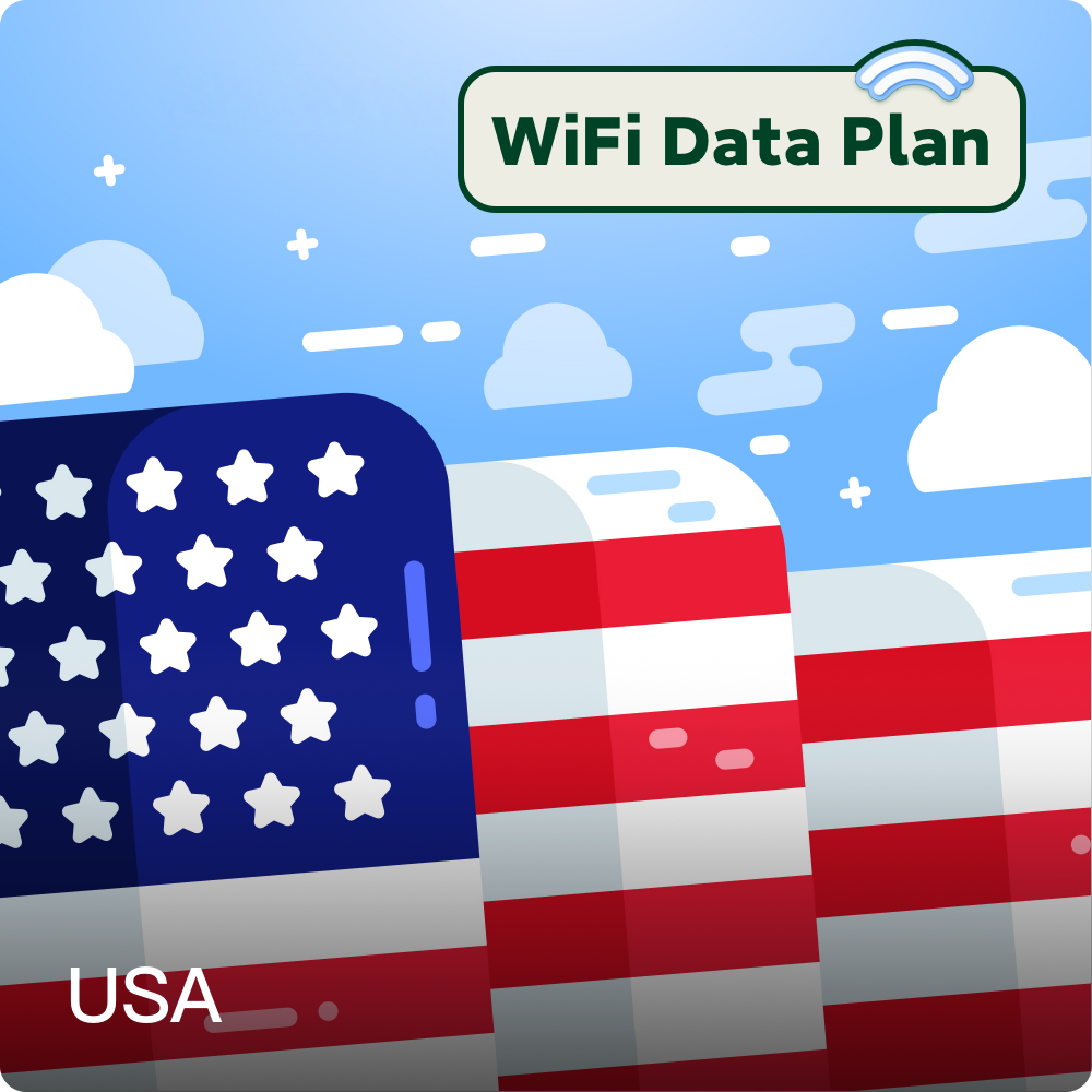 USA WiFi Data Plans – Buy Portable WiFi Data for Travel 1 Day - 365 Days