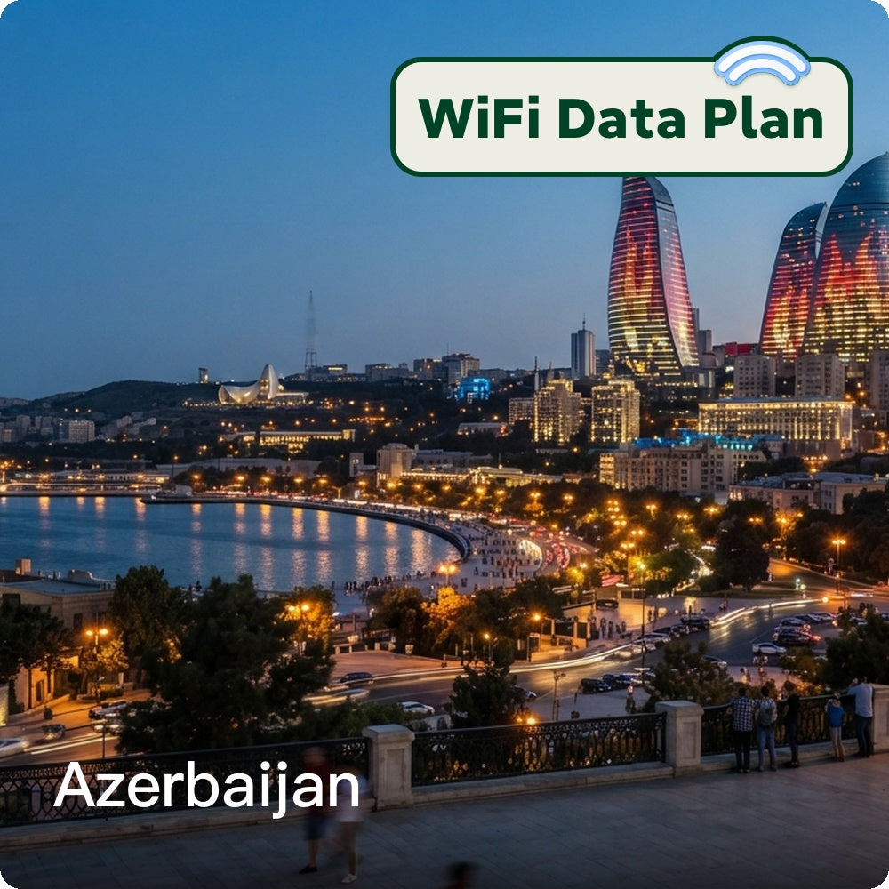Azerbaijan Travel WiFi & Portable Data Plans