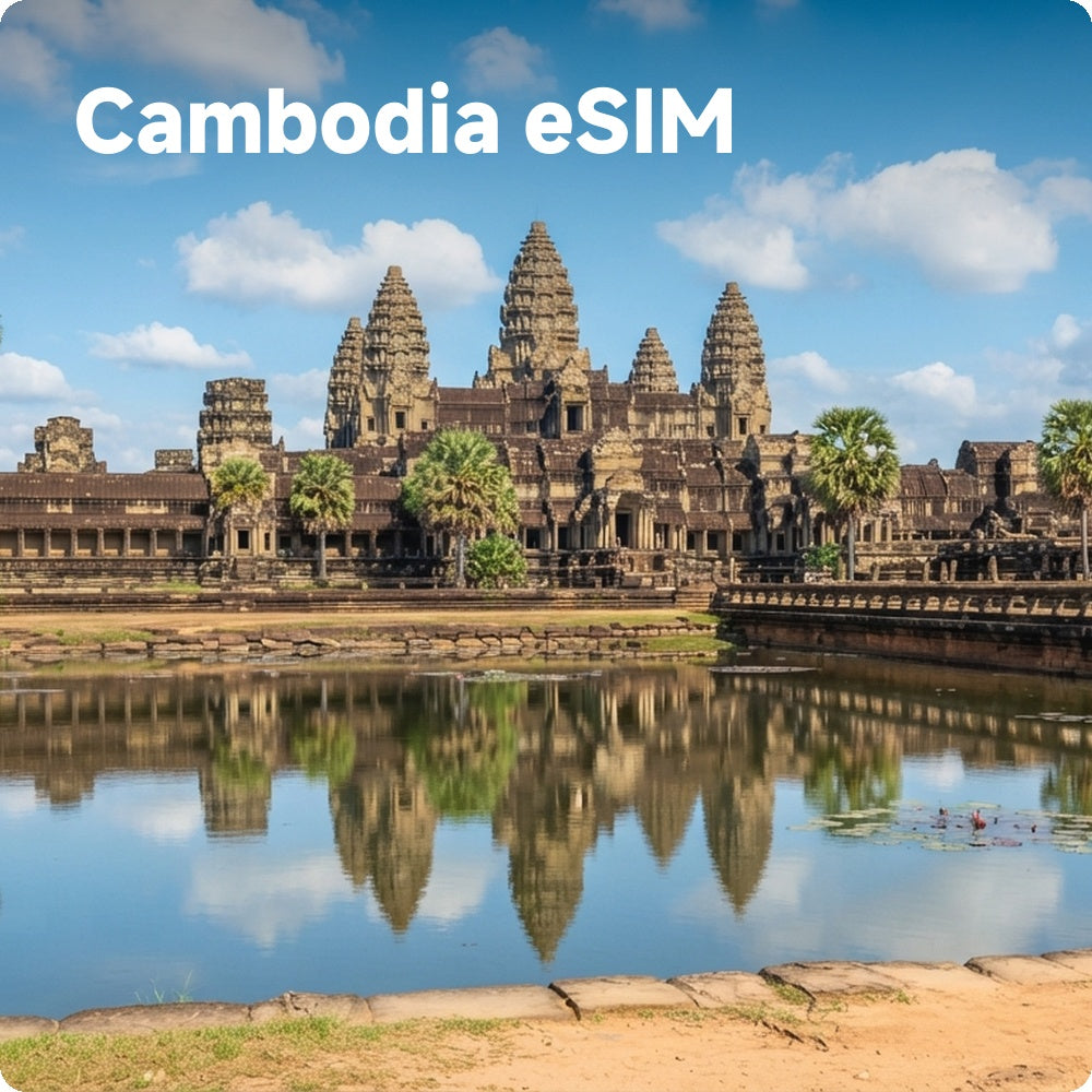 Cambodia Travel eSIM | Unlimited 5G/4G Data