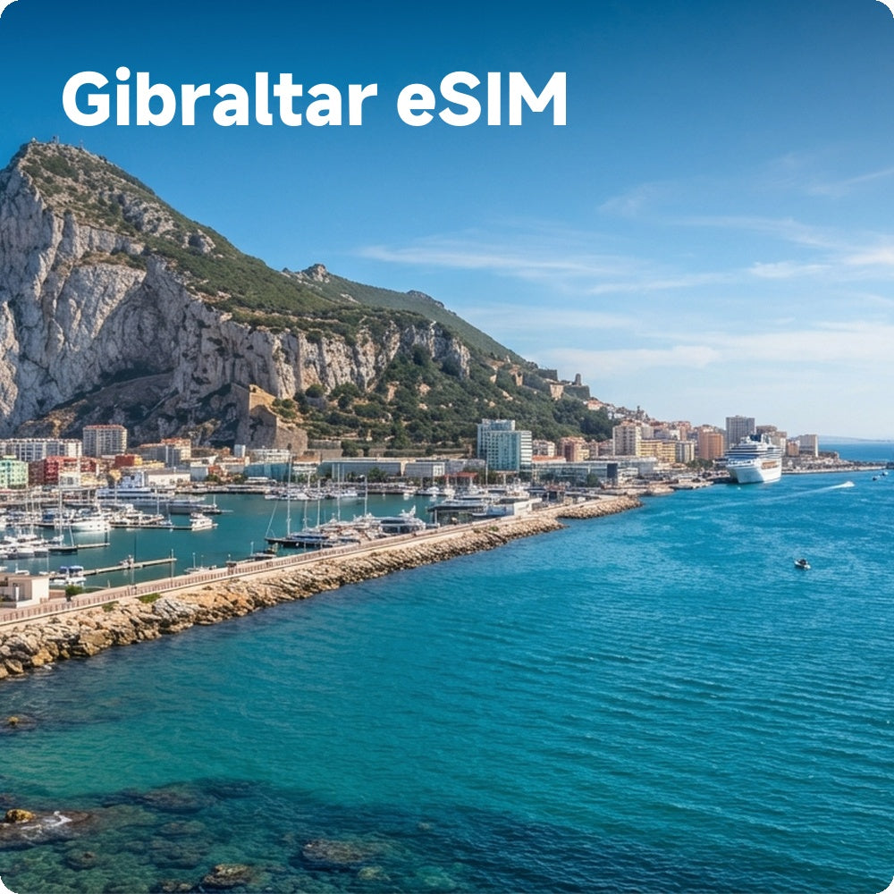 Gibraltar Travel eSIM | Unlimited 5G/4G Data