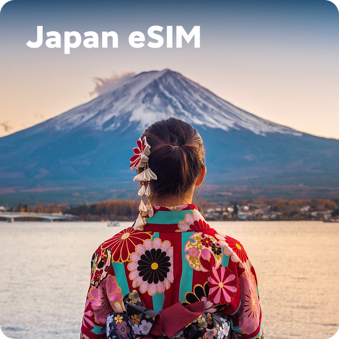 Japan 5G/4G Travel eSIM Instant for Tourists | Everyday Use High-Speed Unlimited Data