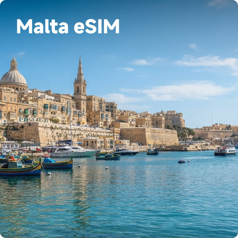 High-Speed Prepaid eSIM for Malta Travel