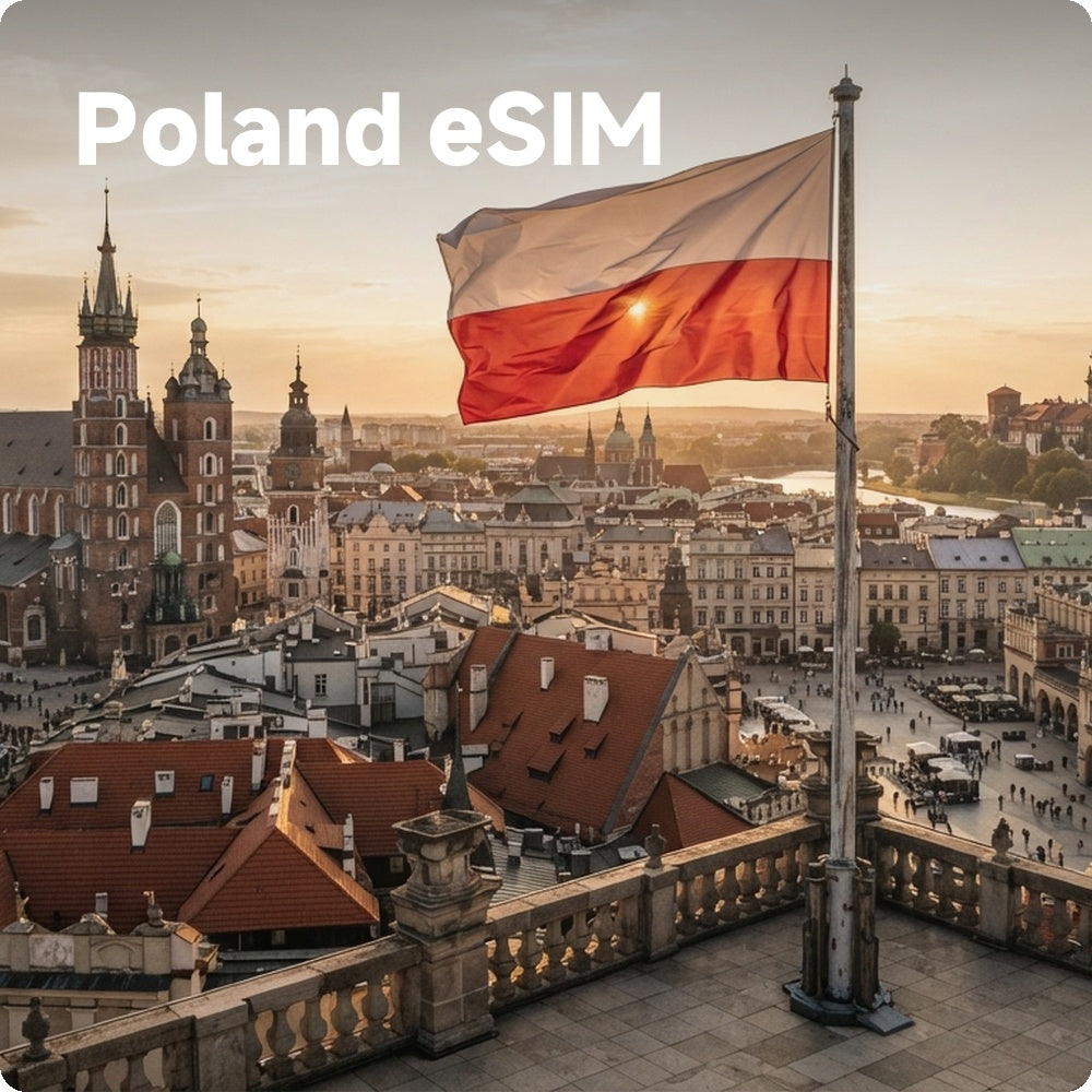 High-Speed Prepaid eSIM for Poland Travel