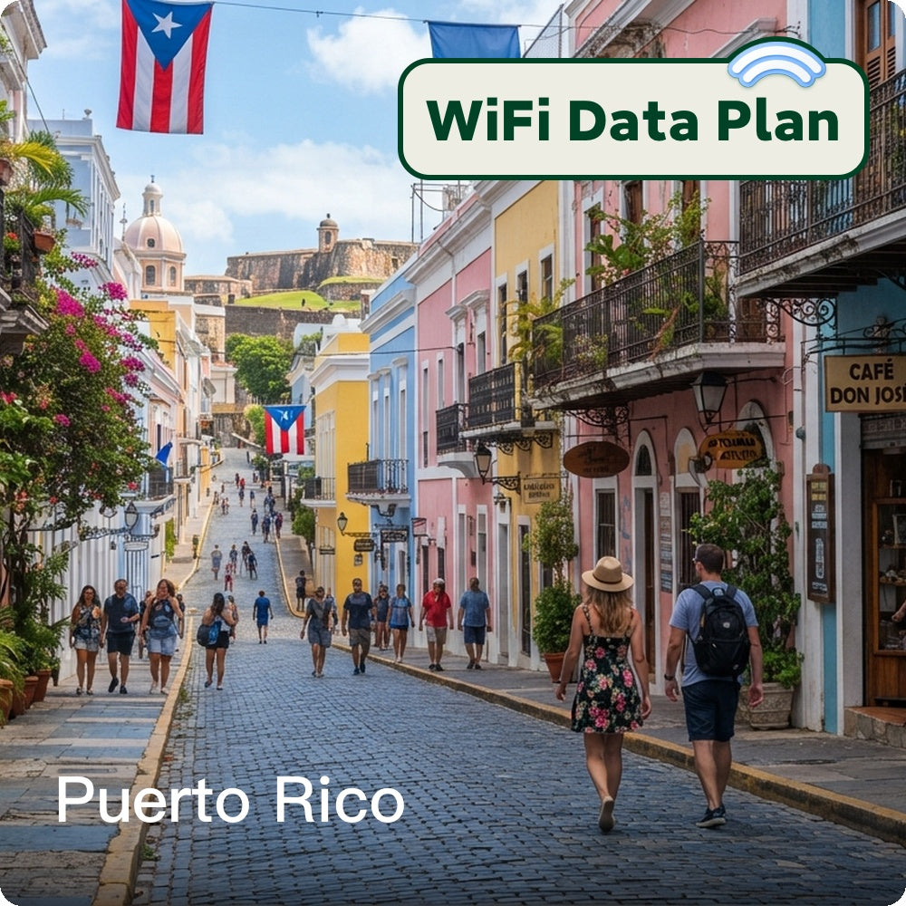 Puerto Rico Travel WiFi Data Plans