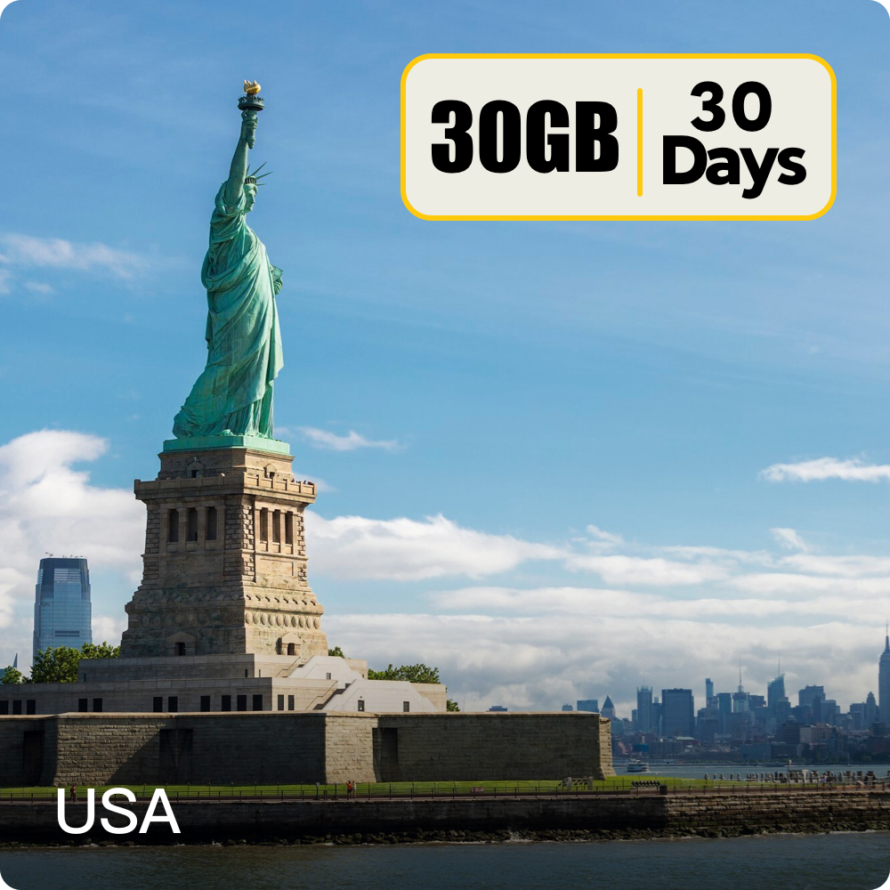 USA WiFi Data Top-Up Plans 30GB 30Days