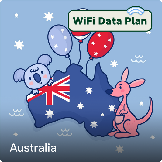 Australia WiFi Data Top-Up Plans 1 Day - 30 Days