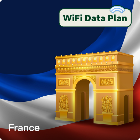 France WiFi Data Top-Up Plans 1 Day - 30 Days