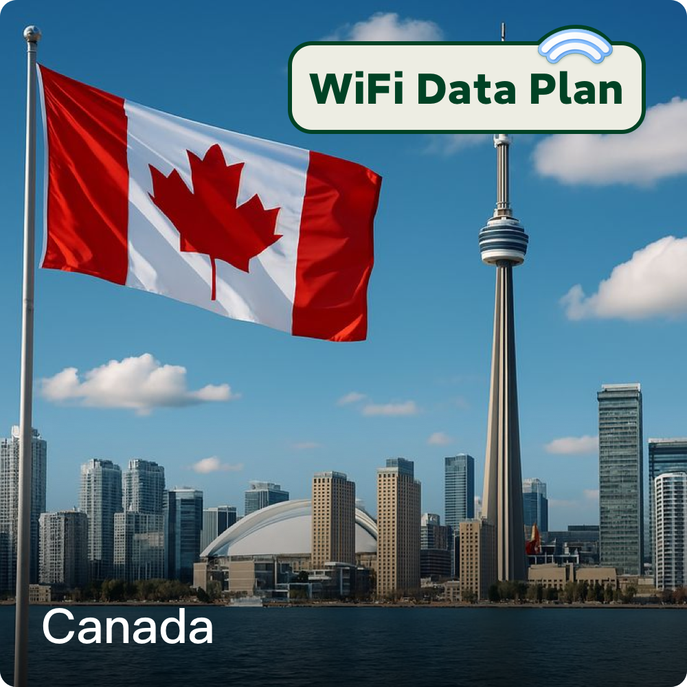 Canada WiFi Data Top-Up Plans 1 Day - 30 Days
