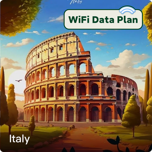 Italy WiFi Data Top-Up Plans 1 Day - 30 Days