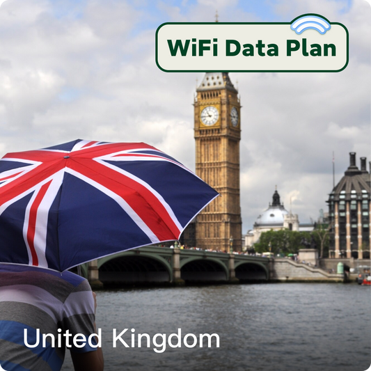 UK WiFi Data Top-Up Plans 1 Days - 90 Days