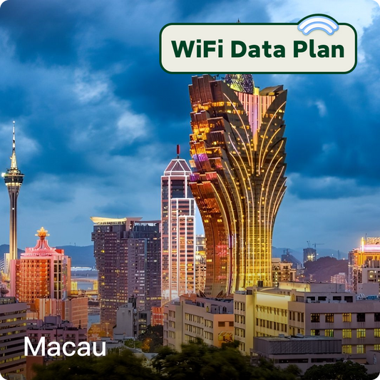Macau WiFi Data Top-Up Plans 1 Day - 90 Days