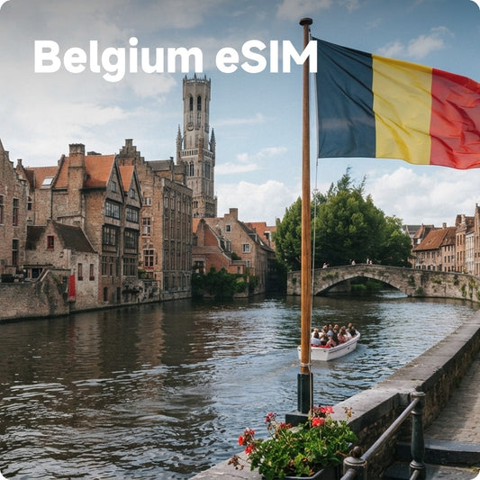 High-Speed Prepaid eSIM for Belgium Travel