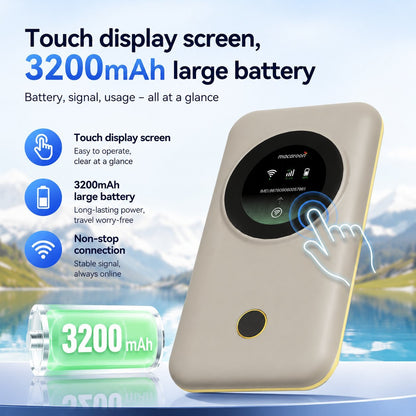 Portable 4G WiFi Hotspot for Travel | Connect in 150+ Countries | No SIM Needed