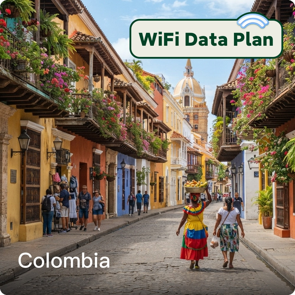 Colombia Travel WiFi & Portable Data Plans