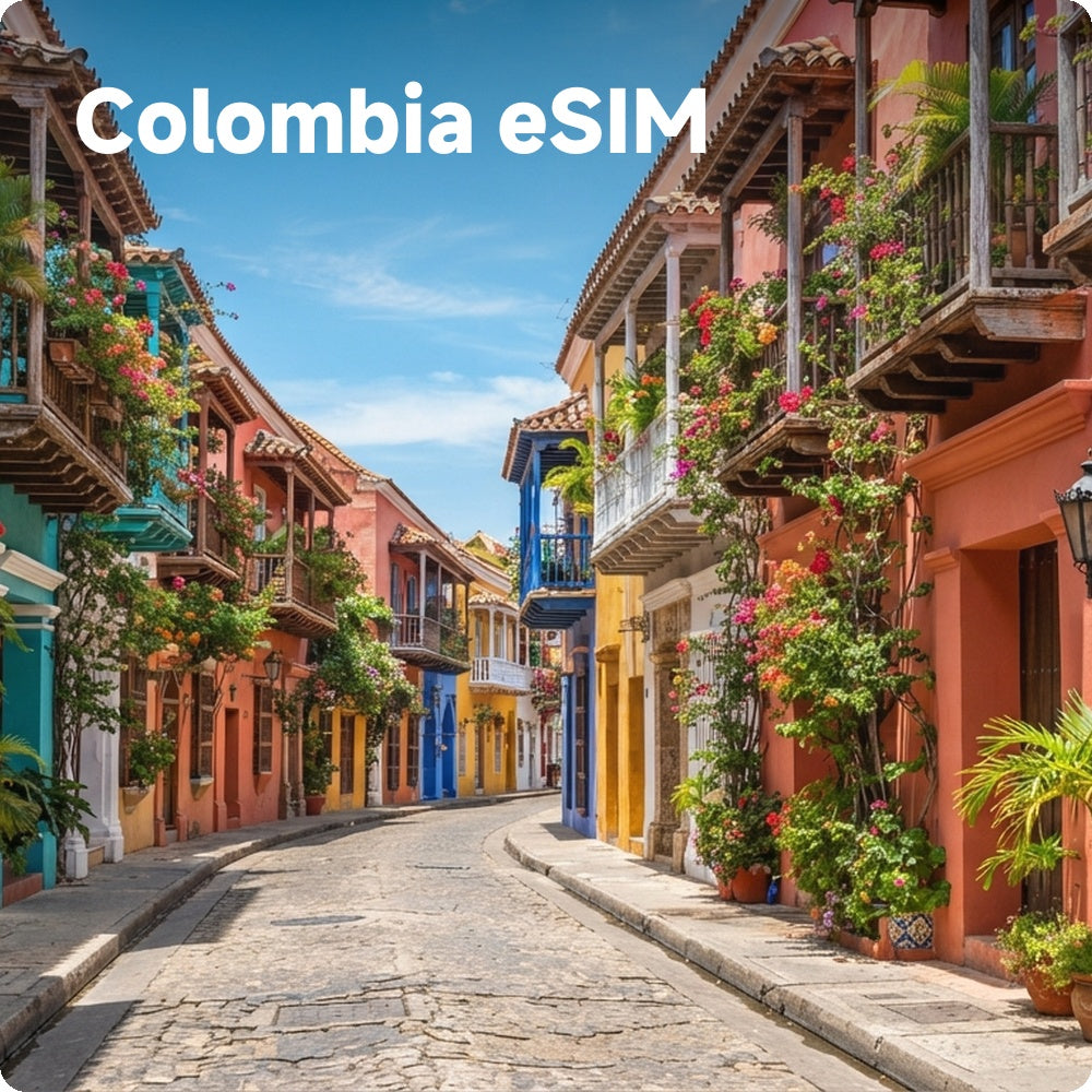 High-Speed Colombia eSIM for Travelers | Prepaid Data Plans
