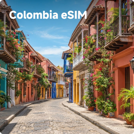 High-Speed Colombia eSIM for Travelers | Prepaid Data Plans