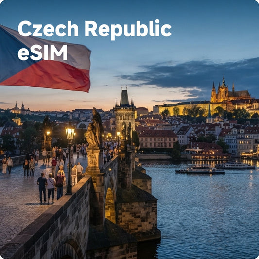 High-Speed Prepaid eSIM for Czech Travel