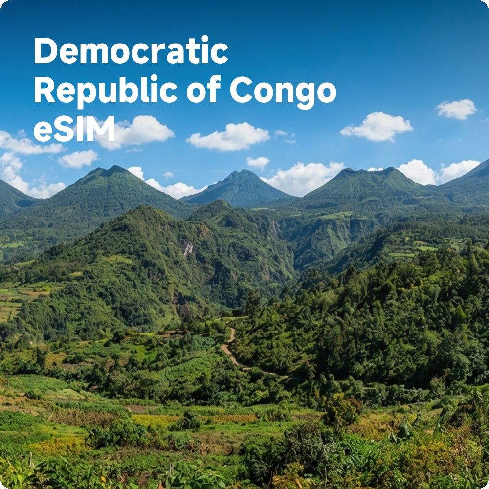High-Speed Democratic Republic of the Congo eSIM for Travelers | Prepaid Data Plans