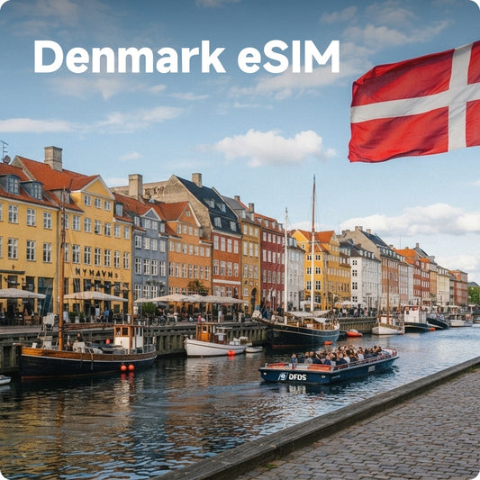 High-Speed Prepaid eSIM for Denmark Travel