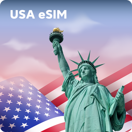 USA 5G/4G Travel eSIM Instant  for Tourists | Everyday Use High-Speed Unlimited Data