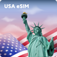 USA 5G/4G Travel eSIM Instant  for Tourists | Everyday Use High-Speed Unlimited Data