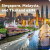 Singapore/Malaysia/Thailand Travel eSIM Instant  for Tourists | Everyday Use High-Speed Data