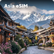 Asia Travel eSIM Instant  for Tourists | Everyday Use High-Speed Unlimited Data