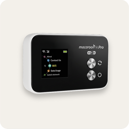 (Coming Sooon) Macaroon SE Pro Urocomm Portable WiFi Device – Global Internet in 150+ Countries