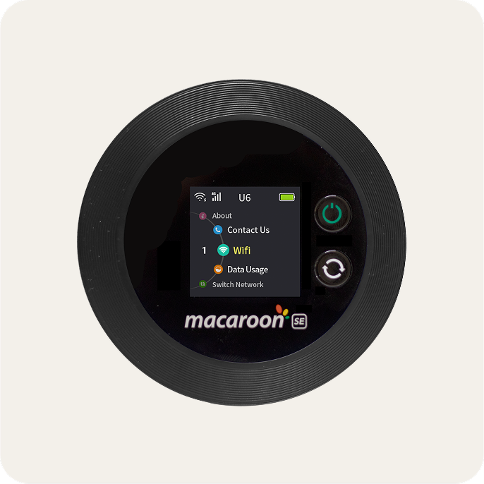 Macaroon SE Urocomm Portable WiFi Device – Japan Only Cloud WiFi