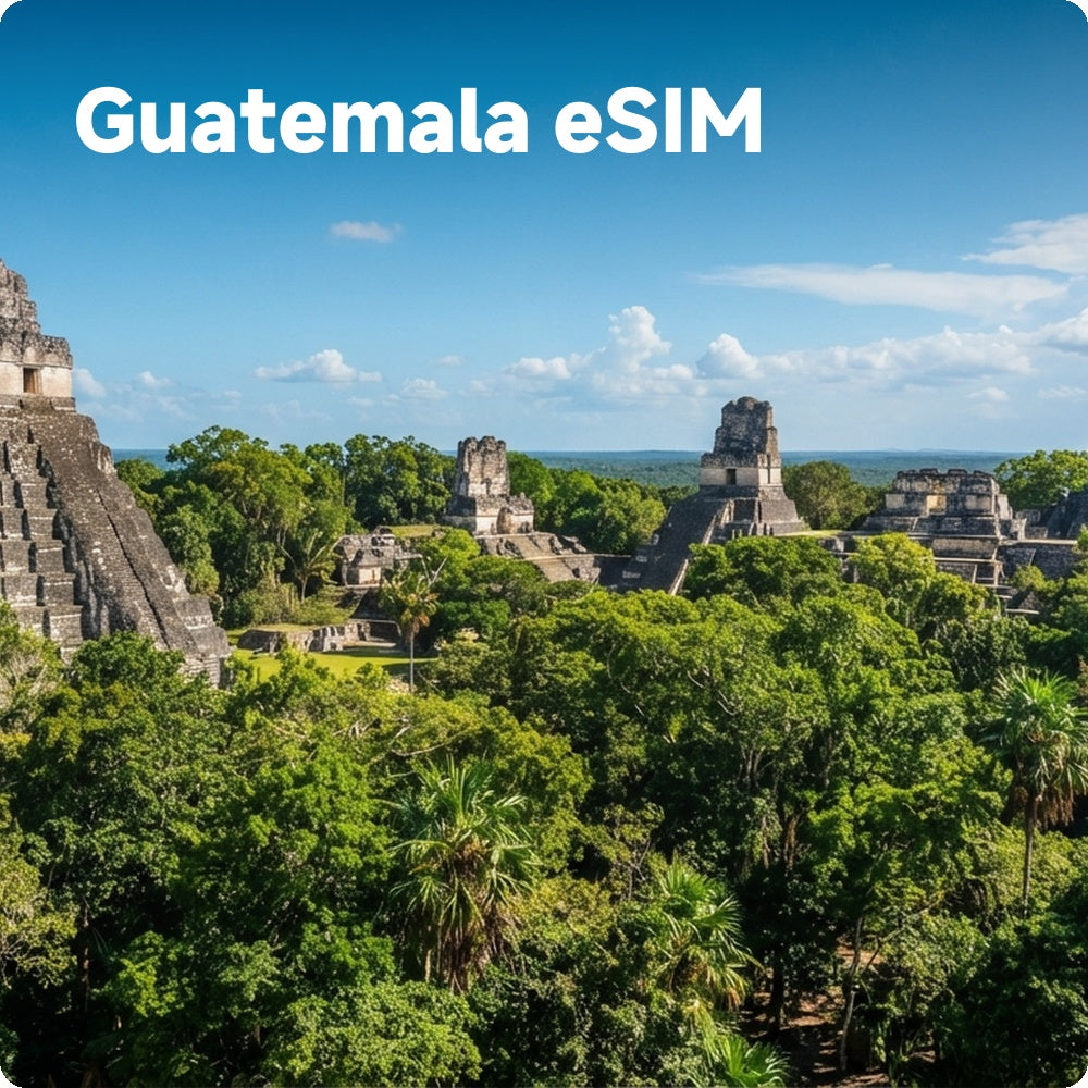 Guatemala Travel eSIM | Unlimited 5G/4G Data