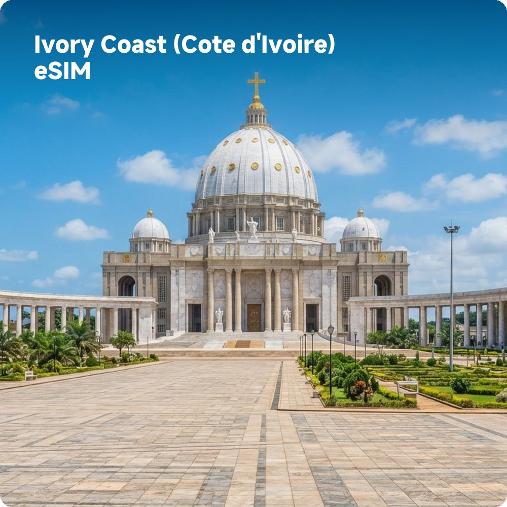 High-Speed Cote d'Ivoire eSIM for Travelers | Prepaid Data Plans