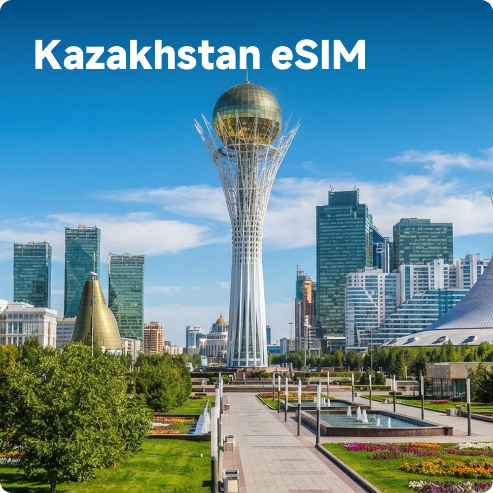 High-Speed Kazakhstan eSIM for Travelers | Prepaid Data Plans