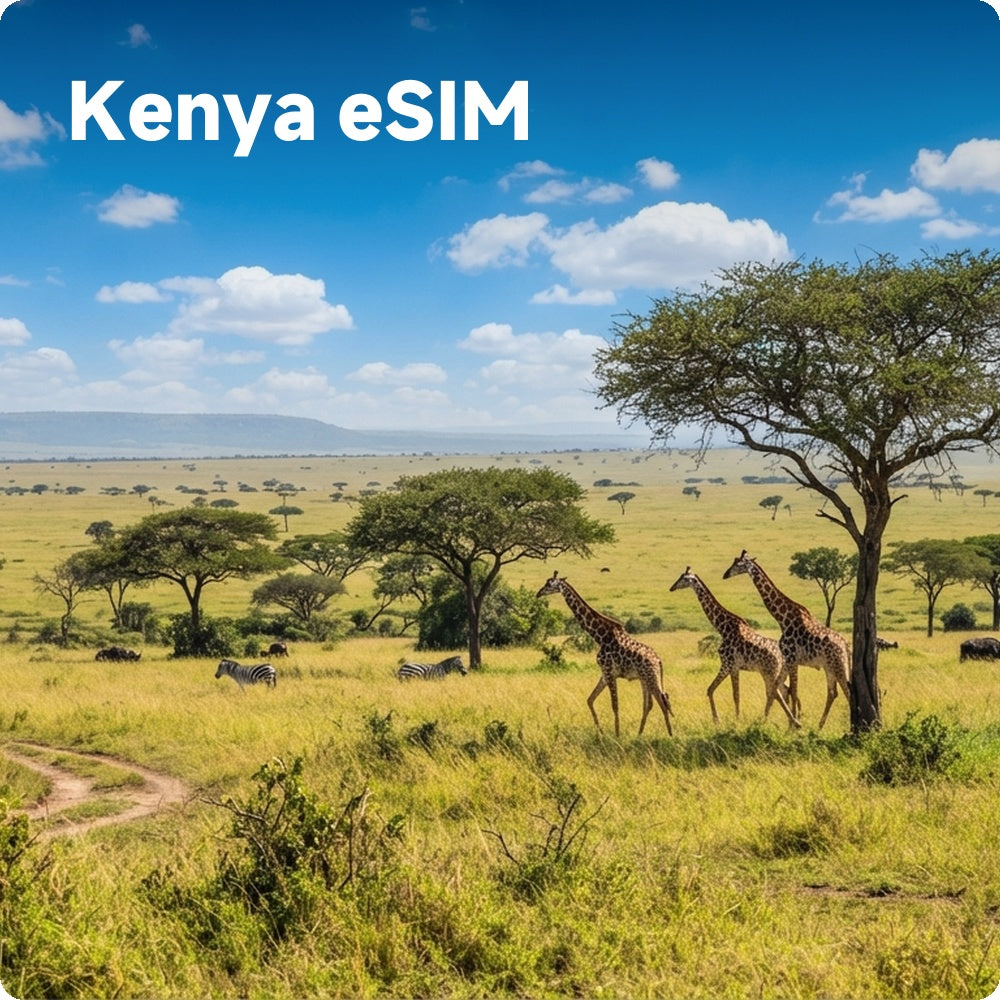 High-Speed Kenya eSIM for Travelers | Prepaid Data Plans