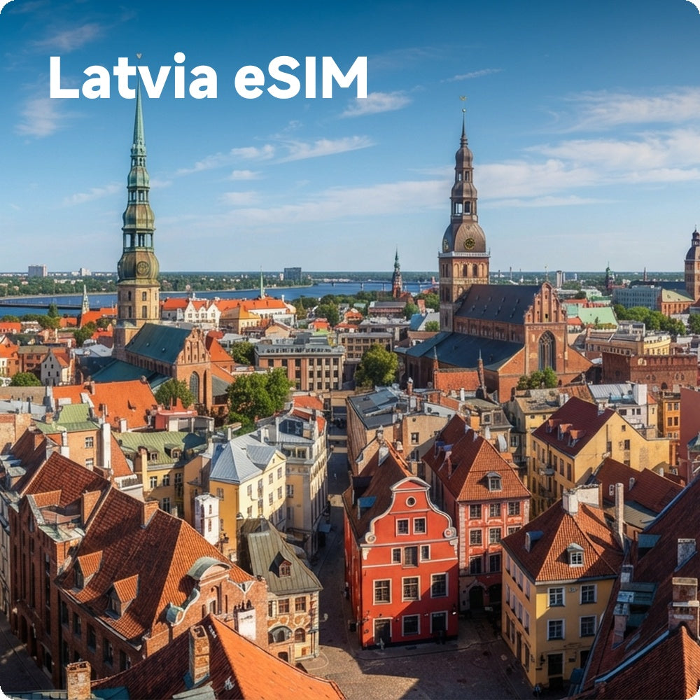 High-Speed Prepaid eSIM for Latvia Travel