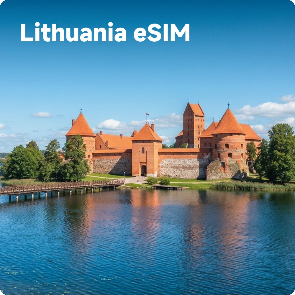 High-Speed Prepaid eSIM for Lithuania Travel