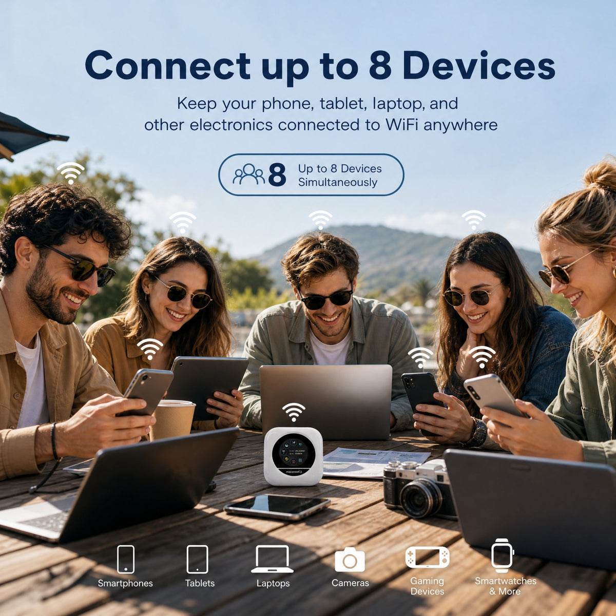 Best Portable WiFi Hotspot for International Travel | Global Internet in 110+ Countries - Macaroon 3 M3B
