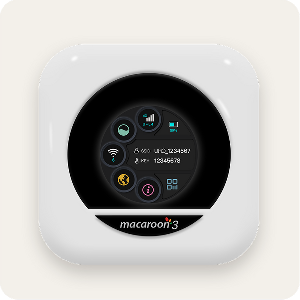 macaroon3 モバイルWiFi Macaroon M3 Series Cloud WiFi Station — The Smart Base for a