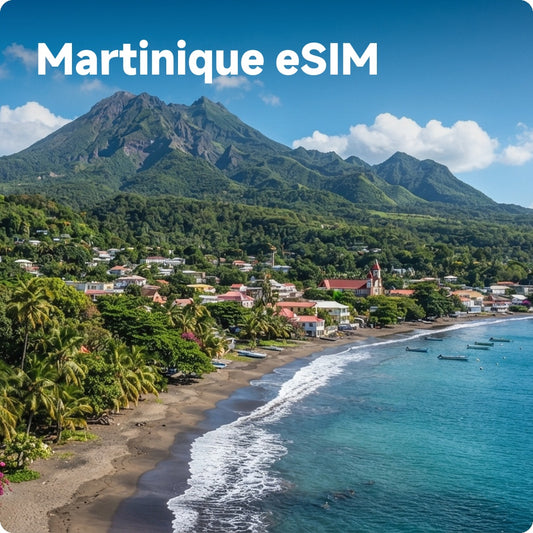 Buy Martinique eSIM for Travelers | Fast & Affordable Mobile Data
