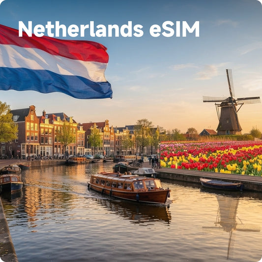 High-Speed Prepaid eSIM for Netherlands Travel