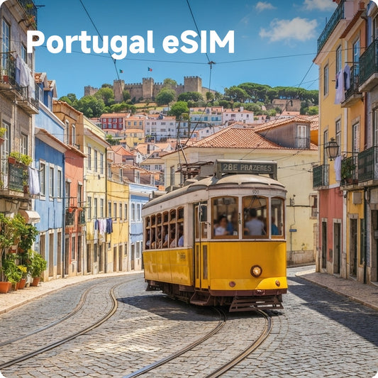 Portugal Travel eSIM | Unlimited 5G/4G Data