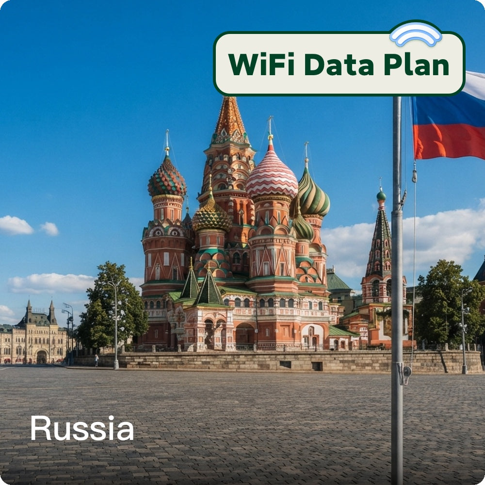 Russia Travel WiFi & Portable Data Plans