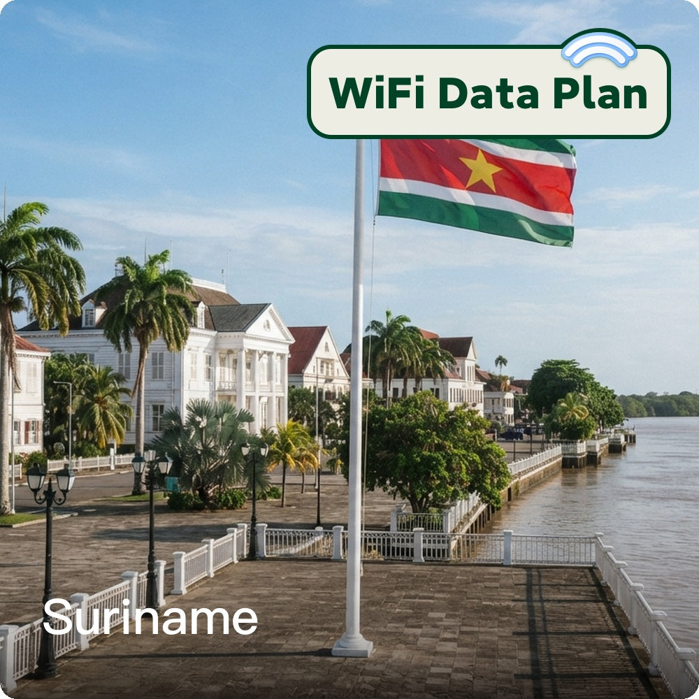 Suriname Travel WiFi Data Plans
