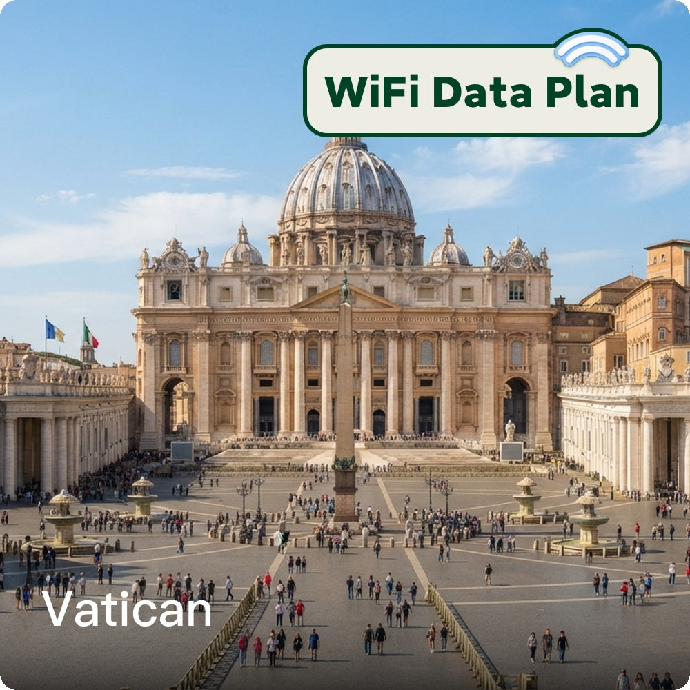 イタリアのWiFiデータプラン – 旅行用ポータブルWiFiデータ購入 1日～30日