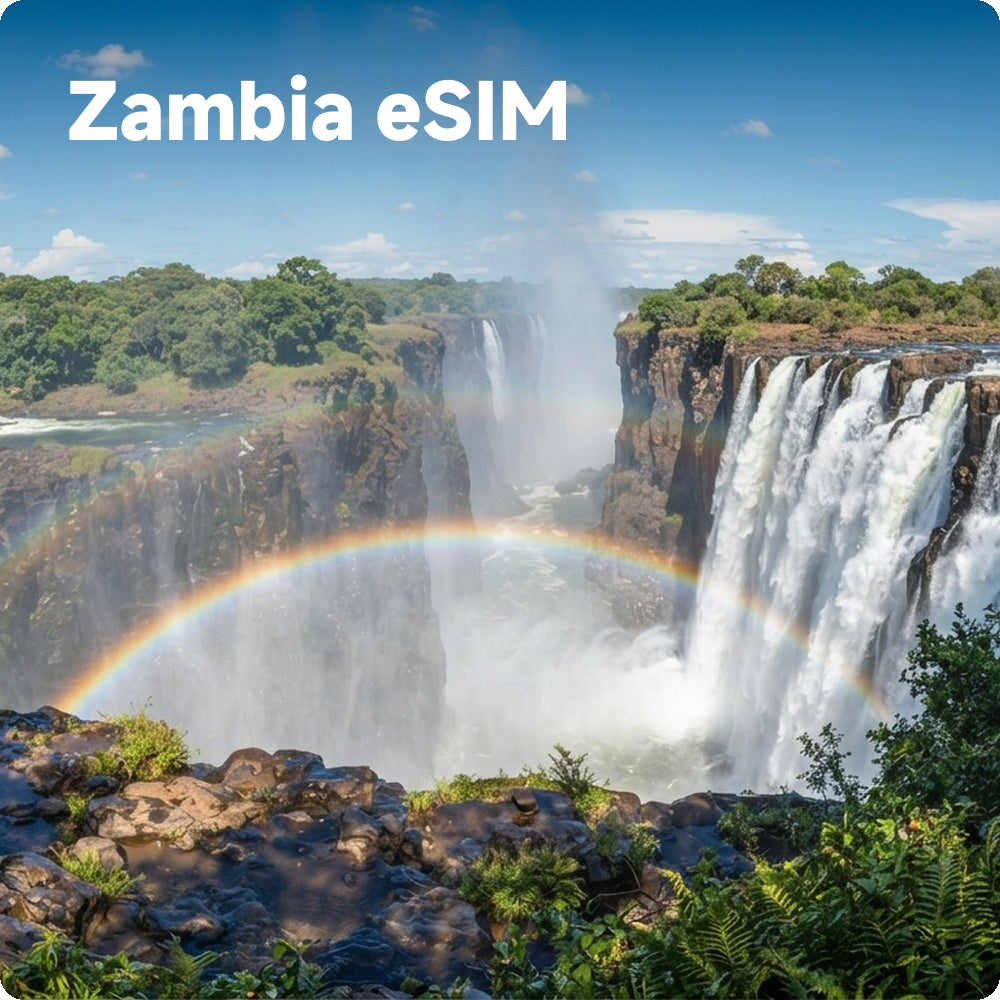 Zambia Travel eSIM | Unlimited 5G/4G Data