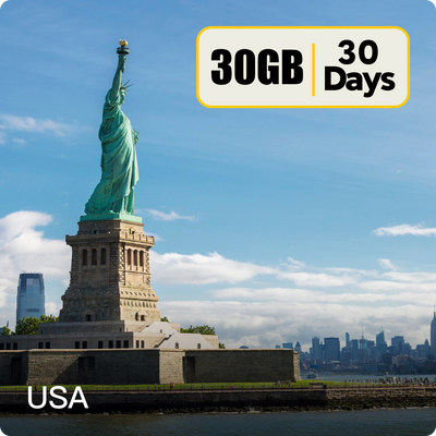 USA WiFi Data Top-Up Plans 30GB 30Days