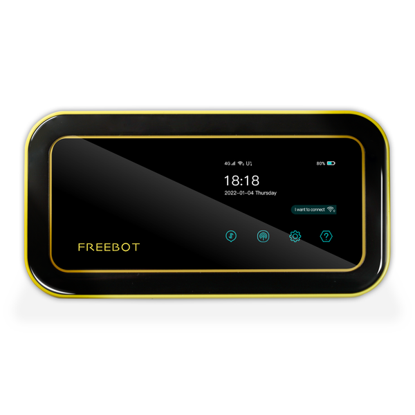 FREEBOT U2B Mobile WI-FI Hotspot Router Wireless Portable Wi-Fi, No SIM-Card, 3600mAh, Free Roaming, Worldwide, Travel, Home, High Speed Pocket Wi-Fi